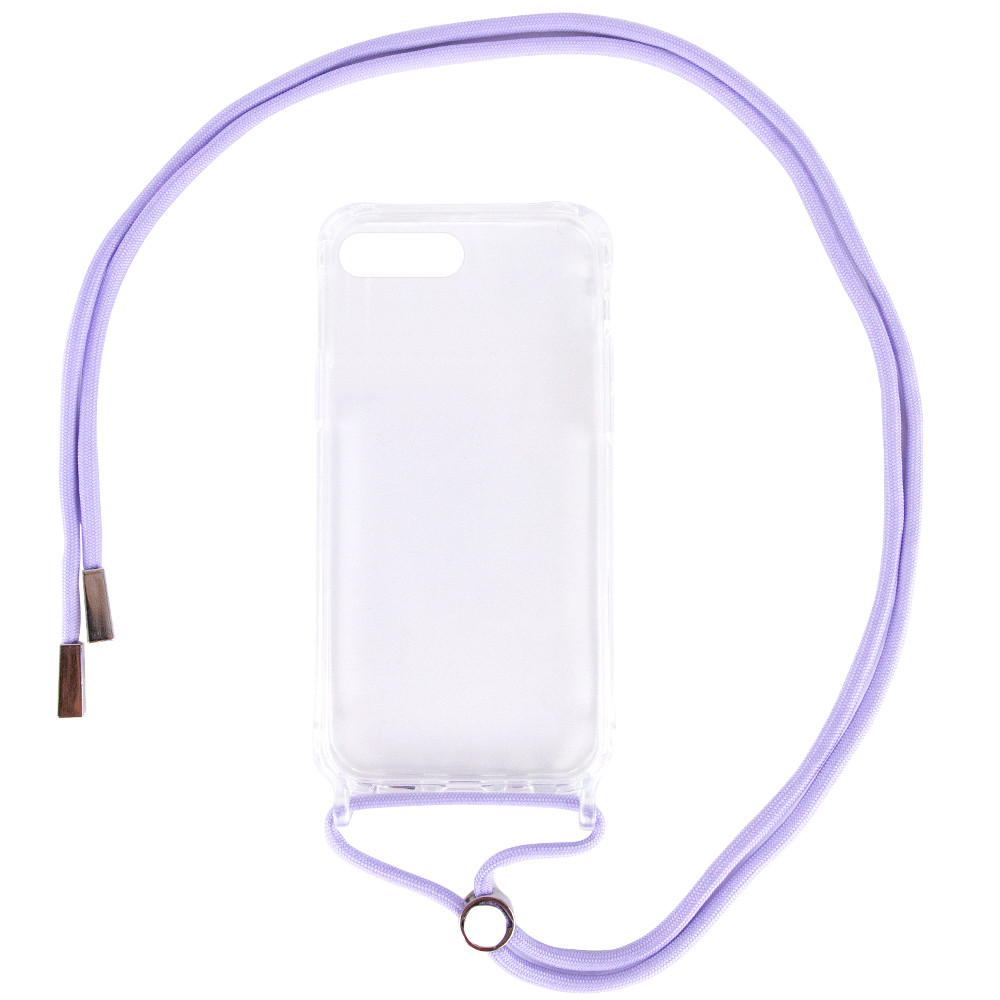 

Чехол TPU Crossbody Transparent для Apple iPhone 8 plus (5.5") Сиреневый (160095)