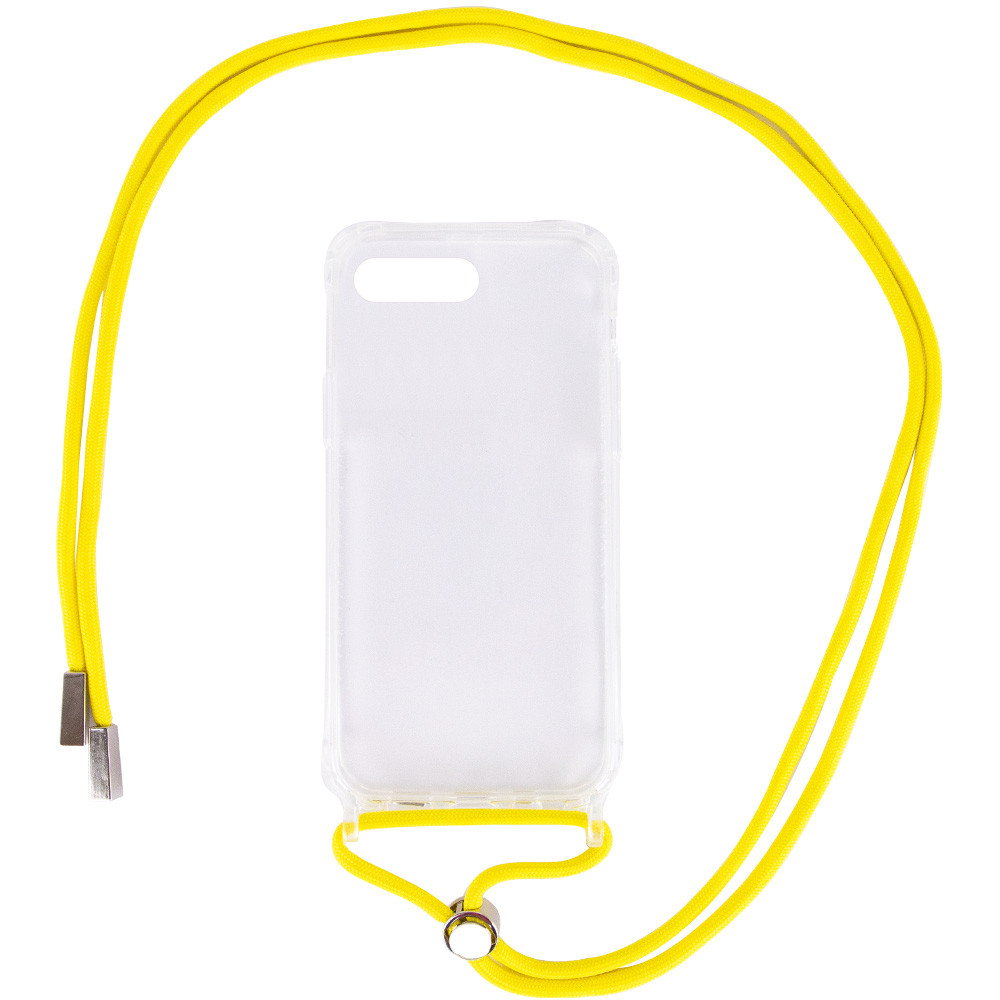 

Чехол TPU Crossbody Transparent для Apple iPhone 8 plus (5.5") Желтый (160084)