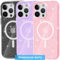 Чехол TPU Galaxy Sparkle (MagFit) для Apple iPhone 16 (6.1")