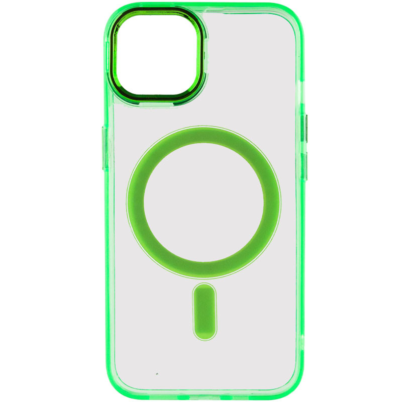 

Чехол TPU Iris with MagSafe для Apple iPhone 13 (6.1") Салатовый (253452)