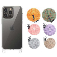 Чохол TPU Transparent with Straps для Apple iPhone 13 Pro (6.1")