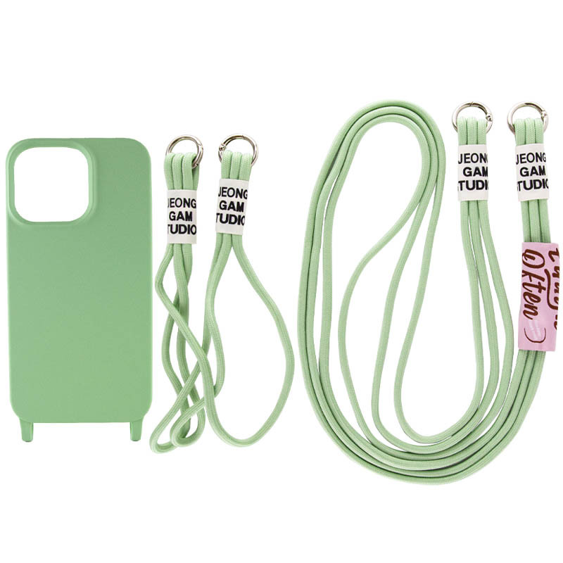 

Чехол TPU two straps California для Apple iPhone 11 (6.1") Зеленый / Pistachio (218935)