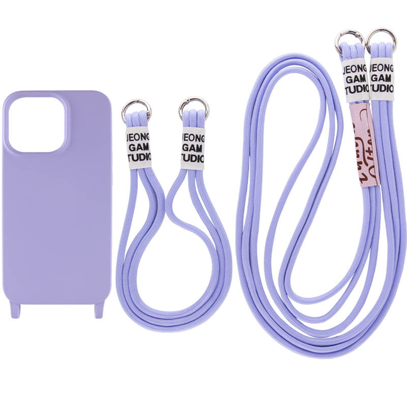 

Чехол TPU two straps California для Apple iPhone 11 Pro (5.8") Сиреневый (218976)