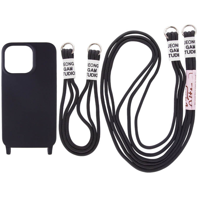 

Чехол TPU two straps California для Apple iPhone 13 (6.1") Черный (218928)