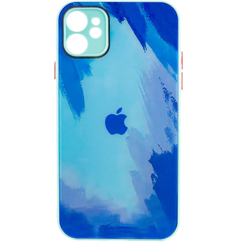 

Чохол TPU+Glass Impasto abstract для Apple iPhone 12 (Blue)
