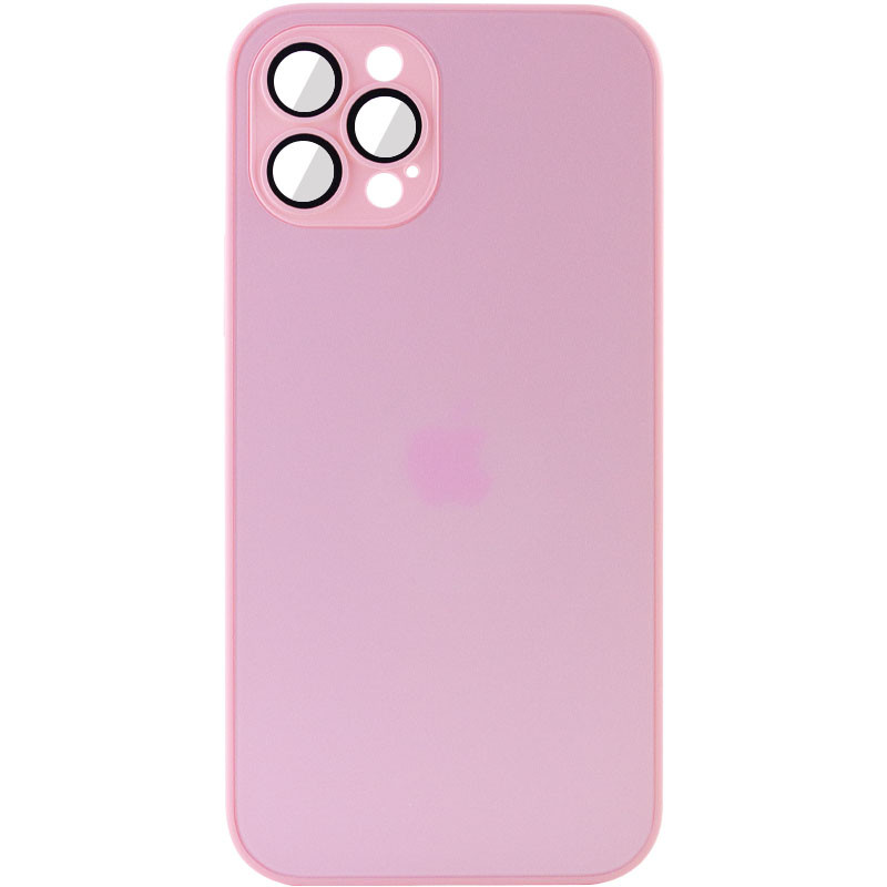 

Чохол TPU+Glass Sapphire matte case для Apple iPhone 12 (Chanel Pink)