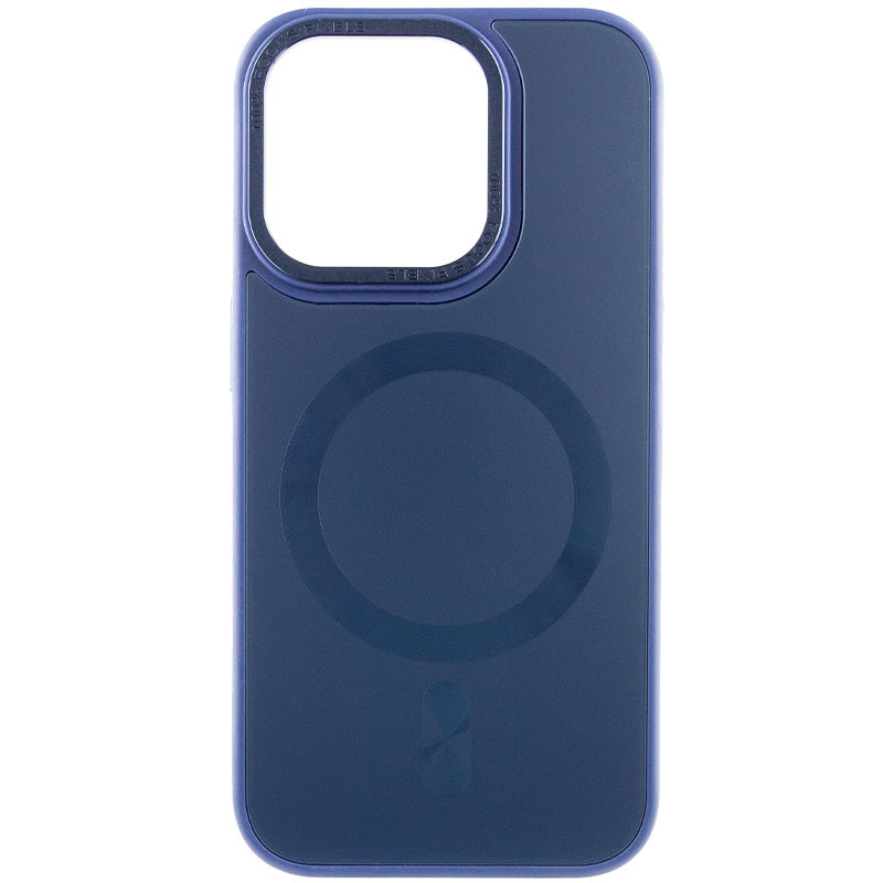 

Чехол TPU+Glass Sapphire Midnight Open Camera with MagSafe для Apple iPhone 15 Pro Max (6.7") Синий / Deep navy (260513)