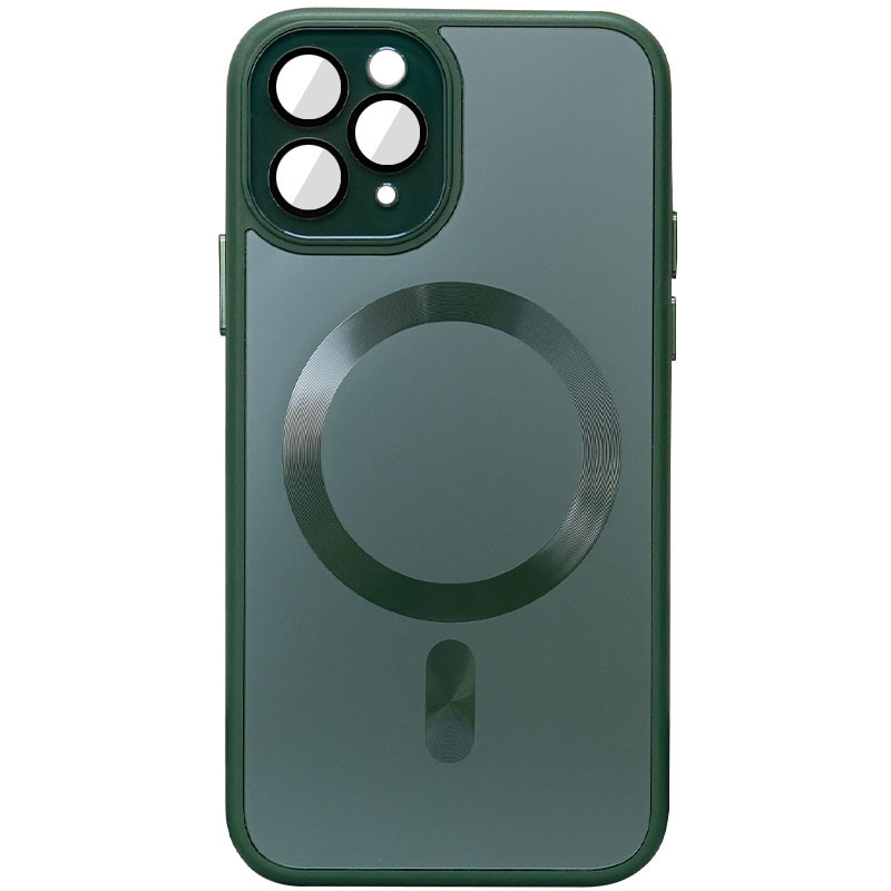 

Чехол TPU+Glass Sapphire Midnight with MagSafe для Apple iPhone 11 Pro (5.8") Зеленый / Forest green (257043)