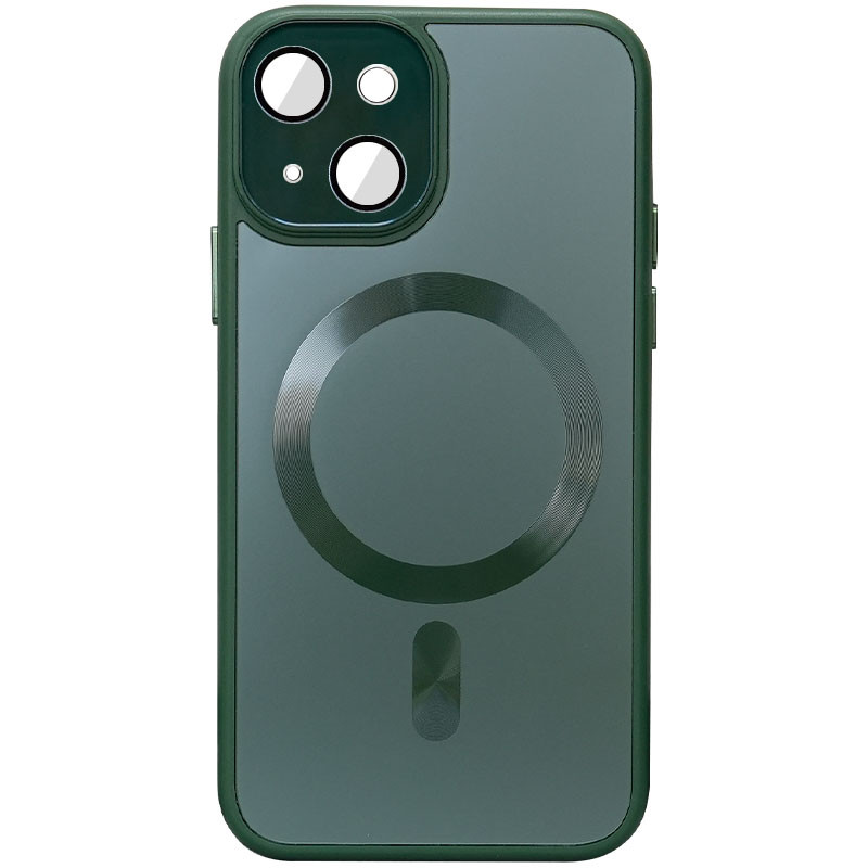 

Чехол TPU+Glass Sapphire Midnight with MagSafe для Apple iPhone 13 (6.1") Зеленый / Forest green (257098)