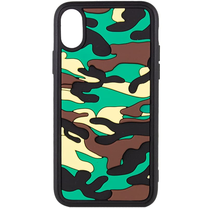 

Чохол TPU+PC Army Collection для Apple iPhone X (5.8'') (Зелений)