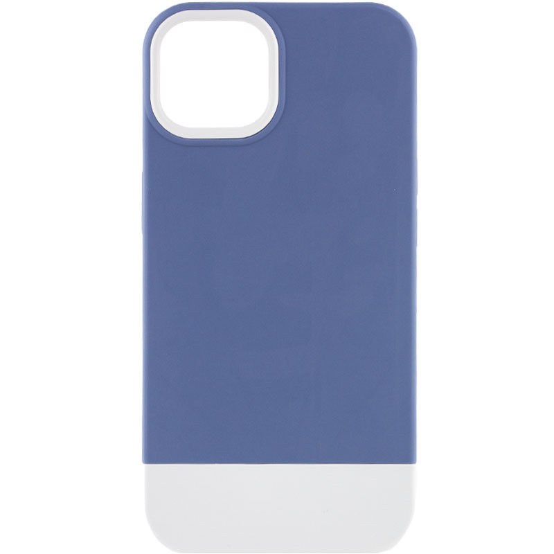 

Чехол TPU+PC Bichromatic для Apple iPhone 12 Pro Max (6.7") Blue / White (213999)