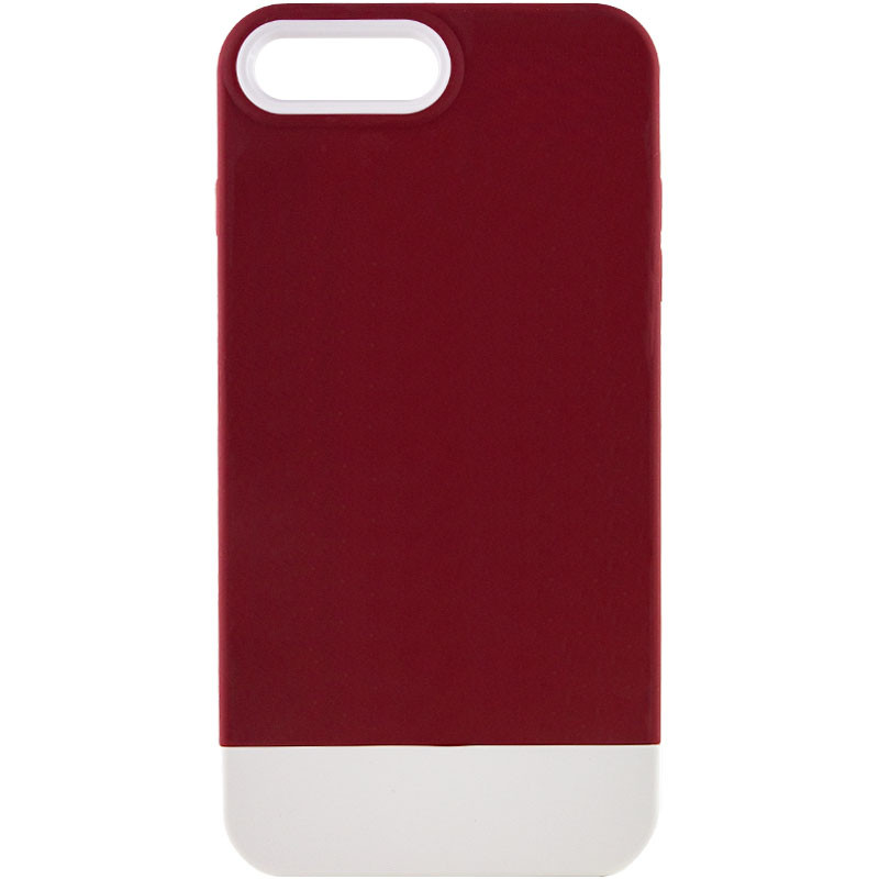 

Чохол TPU+PC Bichromatic для Apple iPhone 8 plus (5.5'') (Wine / White)
