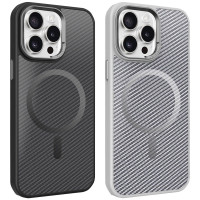 Чехол TPU+PC Carbon Mirage with MagSafe для Apple iPhone 13 Pro Max (6.7")