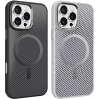 Чехол TPU+PC Carbon Mirage with MagSafe для Apple iPhone 16 Pro (6.3")