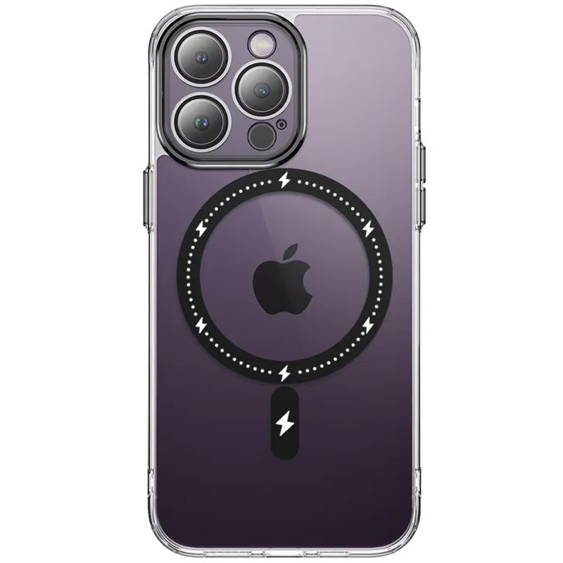 

Чехол TPU+PC Colorful with MagSafe для Apple iPhone 14 Pro Max (6.7") Black (255411)