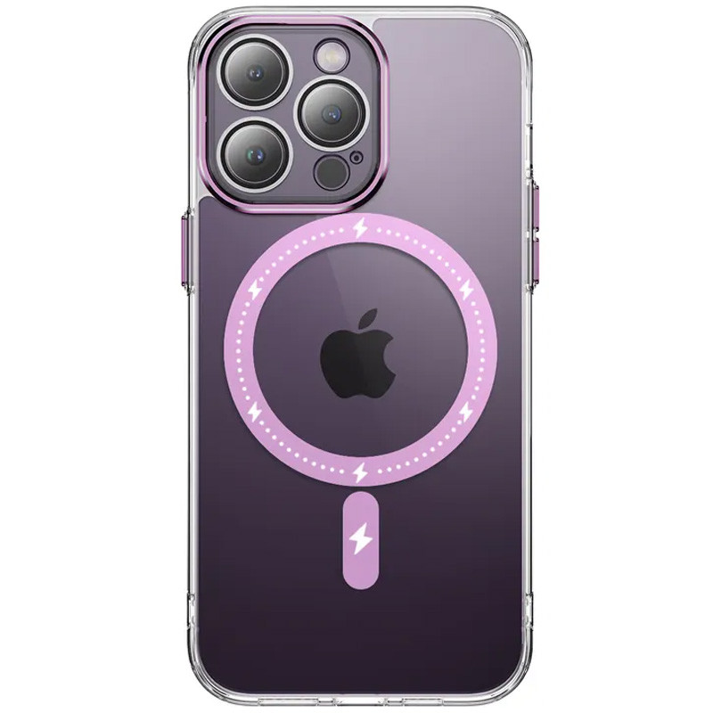 

Чехол TPU+PC Colorful with MagSafe для Apple iPhone 14 Pro Max (6.7") Pink (255414)