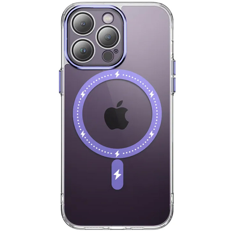 

Чехол TPU+PC Colorful with MagSafe для Apple iPhone 14 Pro Max (6.7") Purple (255415)
