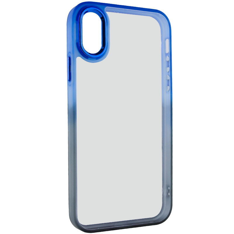 

Чехол TPU+PC Fresh sip series для Apple iPhone X / XS (5.8") Черный / Синий (217764)