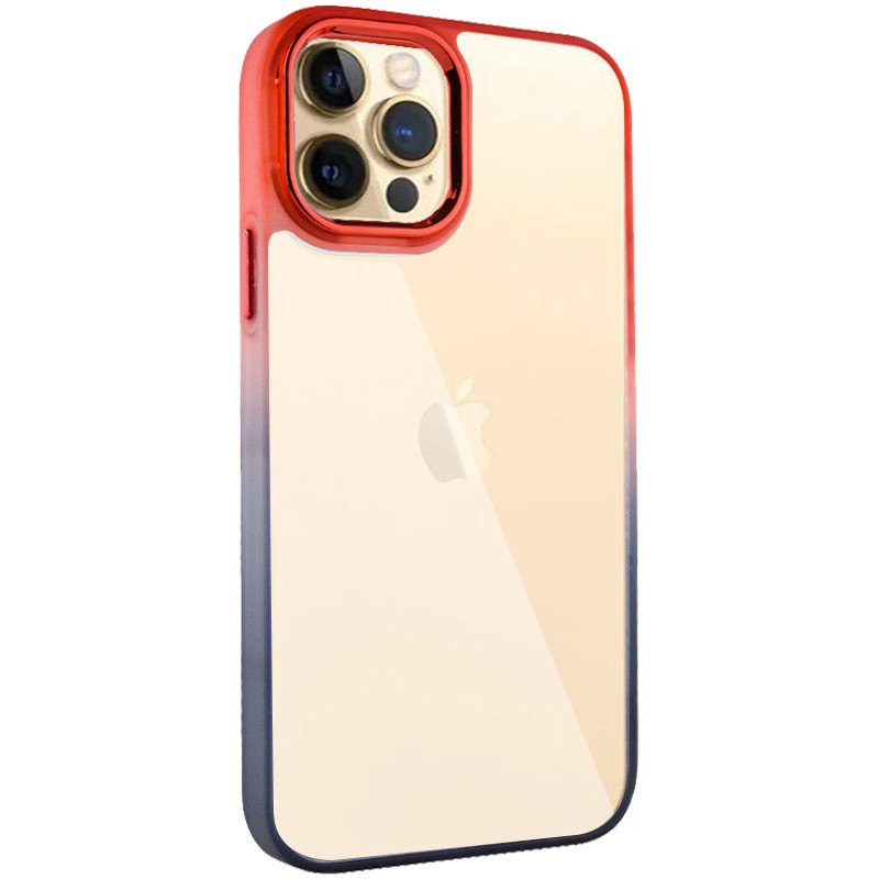 

Чохол TPU+PC Fresh sip series для Apple iPhone 12 Pro (Чорний / червоний)