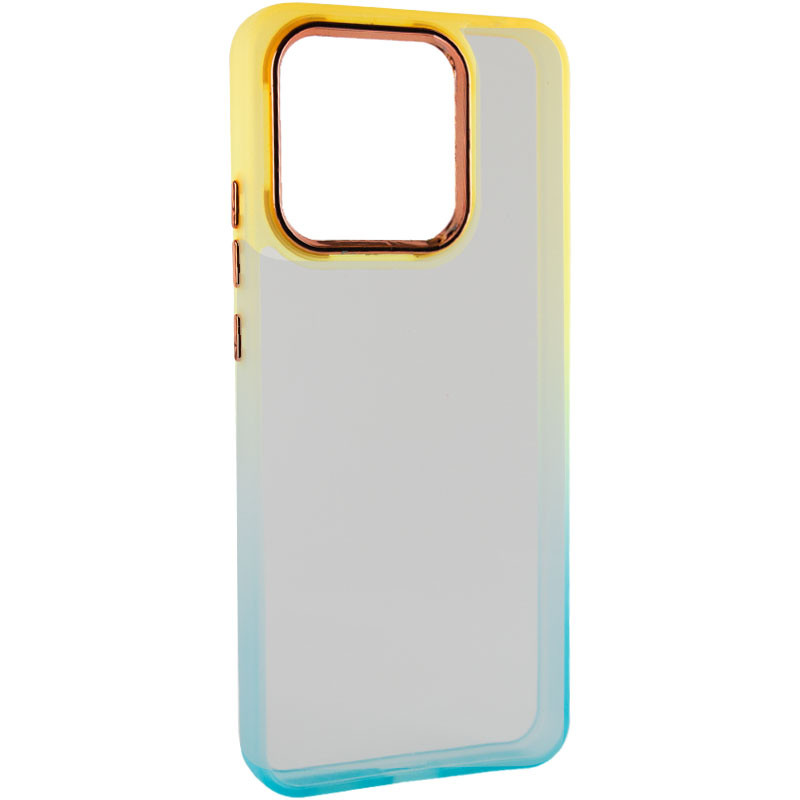 

Чехол TPU+PC Fresh sip series для Xiaomi Redmi 10C Бирюзовый / Оранжевый (217717)