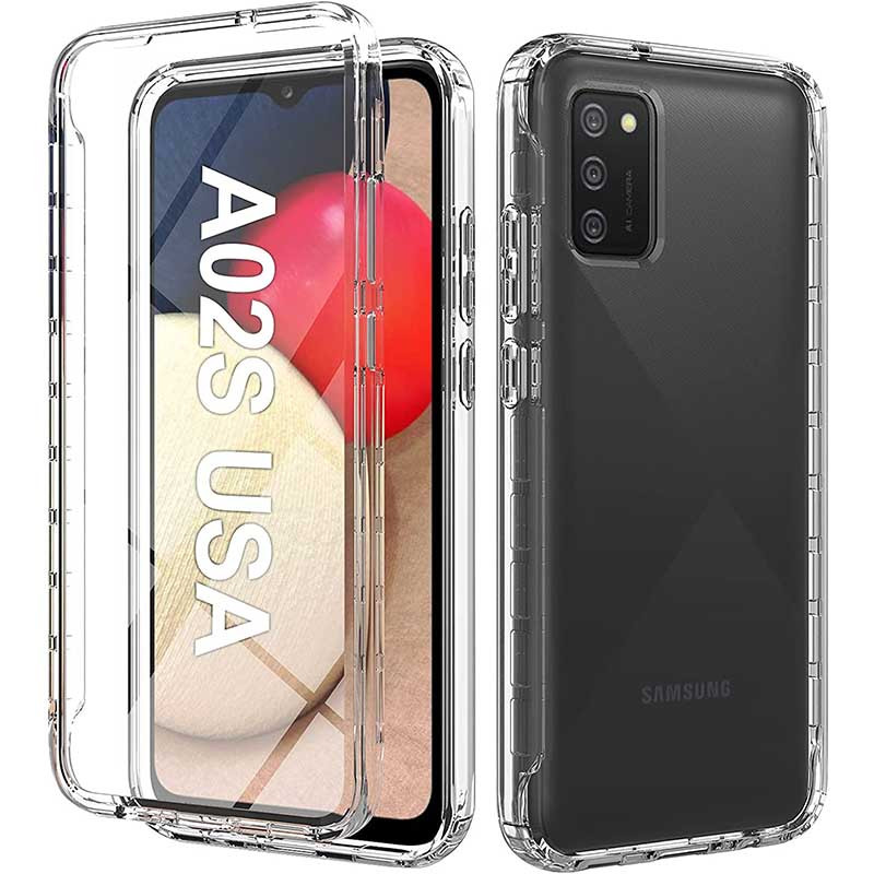 

Чохол TPU + PC Full Body з захистом 360 для Samsung Galaxy A02s (Прозорий)