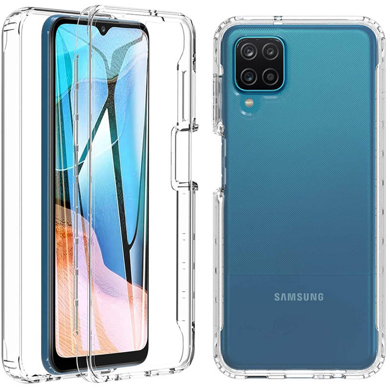 

Чохол TPU + PC Full Body з захистом 360 для Samsung Galaxy A12 Nacho (Прозорий)