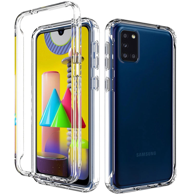 

Чохол TPU + PC Full Body з захистом 360 для Samsung Galaxy A31 (Прозорий)