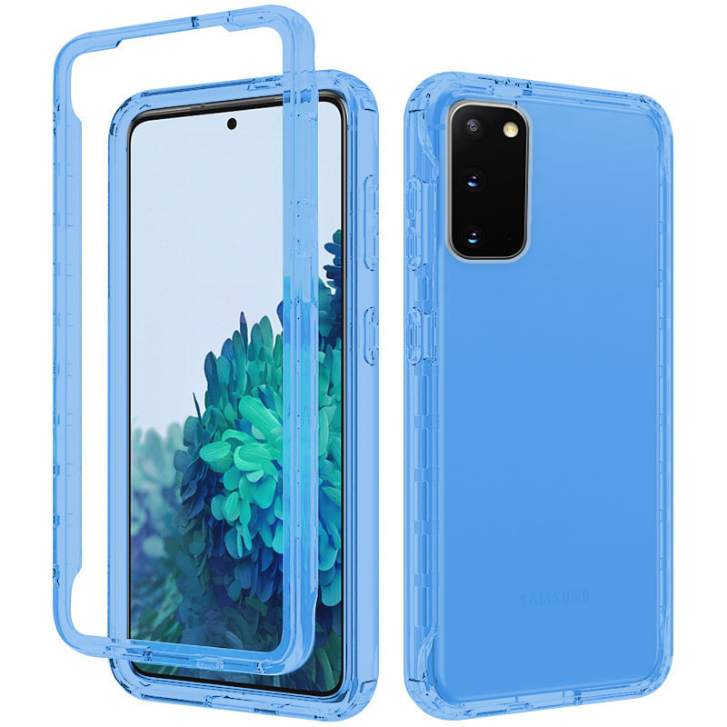 

Чехол TPU+PC Full Body с защитой 360 для Samsung Galaxy S20+ Синий (182049)
