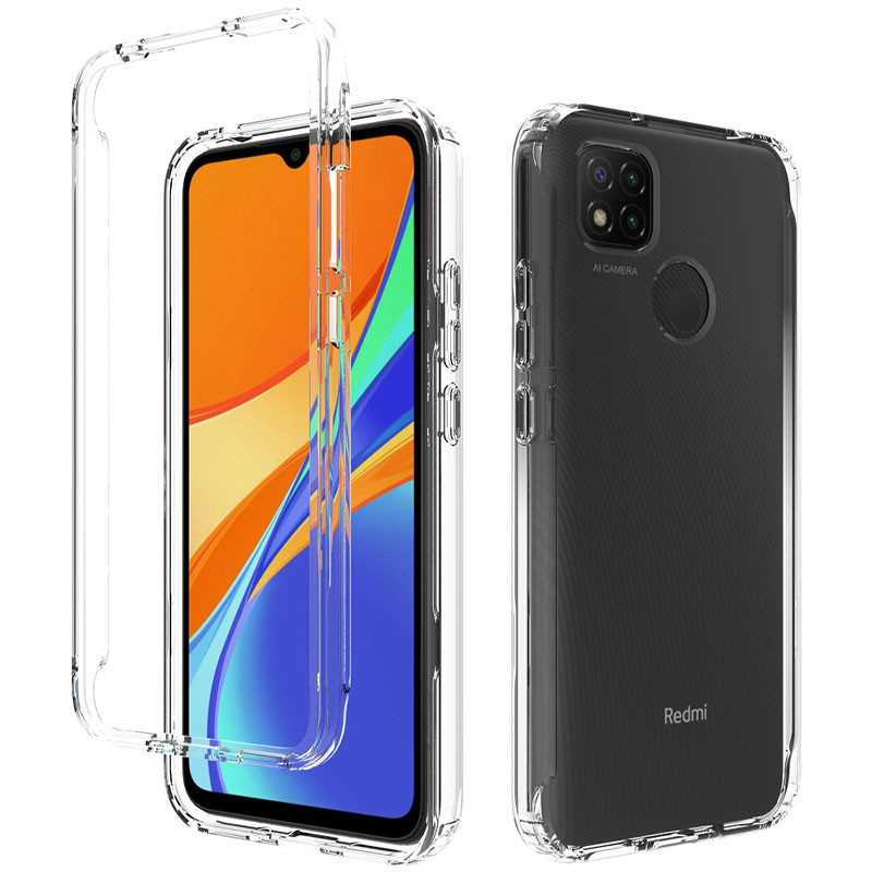 

Чехол TPU+PC Full Body с защитой 360 для Xiaomi Redmi 9C Прозрачный (147840)