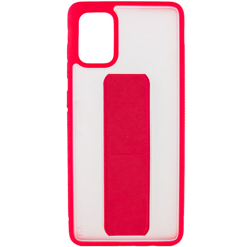 

Чохол TPU+PC Hand holder для Samsung Galaxy A71 (Малиновий)