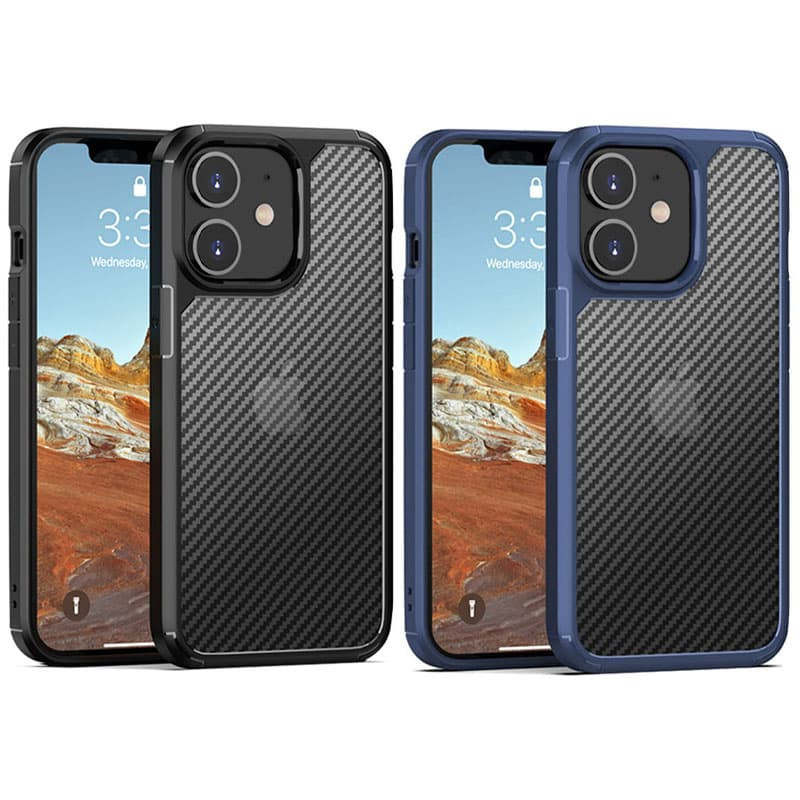 

Чехол TPU+PC Matte Carbon для Apple iPhone 11 (6.1") (203014)