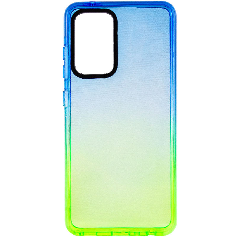 

Чехол TPU+PC Sunny Gradient для Samsung Galaxy A52 4G / A52 5G / A52s Синий / Салатовый (253707)