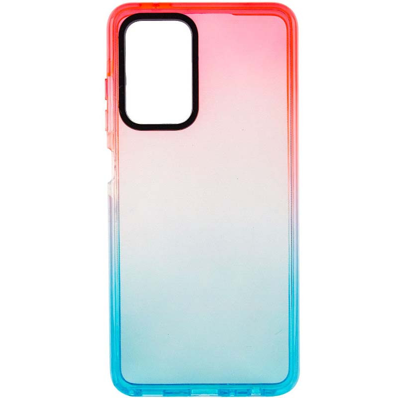 

Чехол TPU+PC Sunny Gradient для Xiaomi Redmi Note 11S Розовый / Голубой (252120)