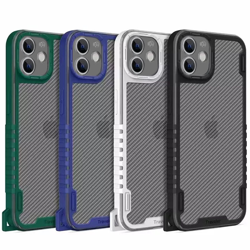 

Чехол TPU+PC TRAVEL Carbon для Apple iPhone 11 (6.1") (208231)