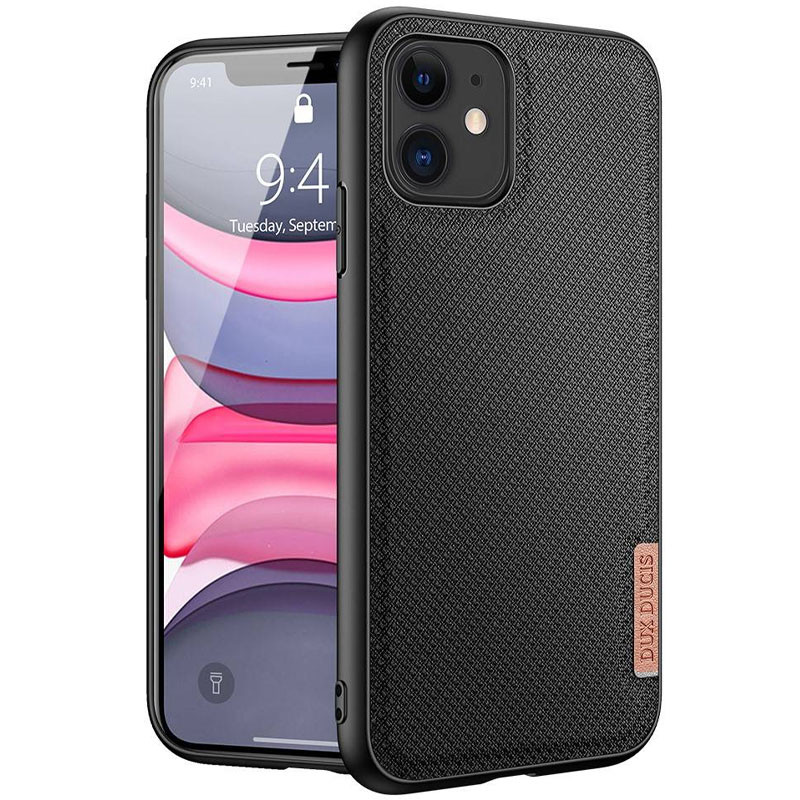 

Чехол TPU+Textile Dux Ducis Fino для Apple iPhone 11 (6.1") Черный (164102)
