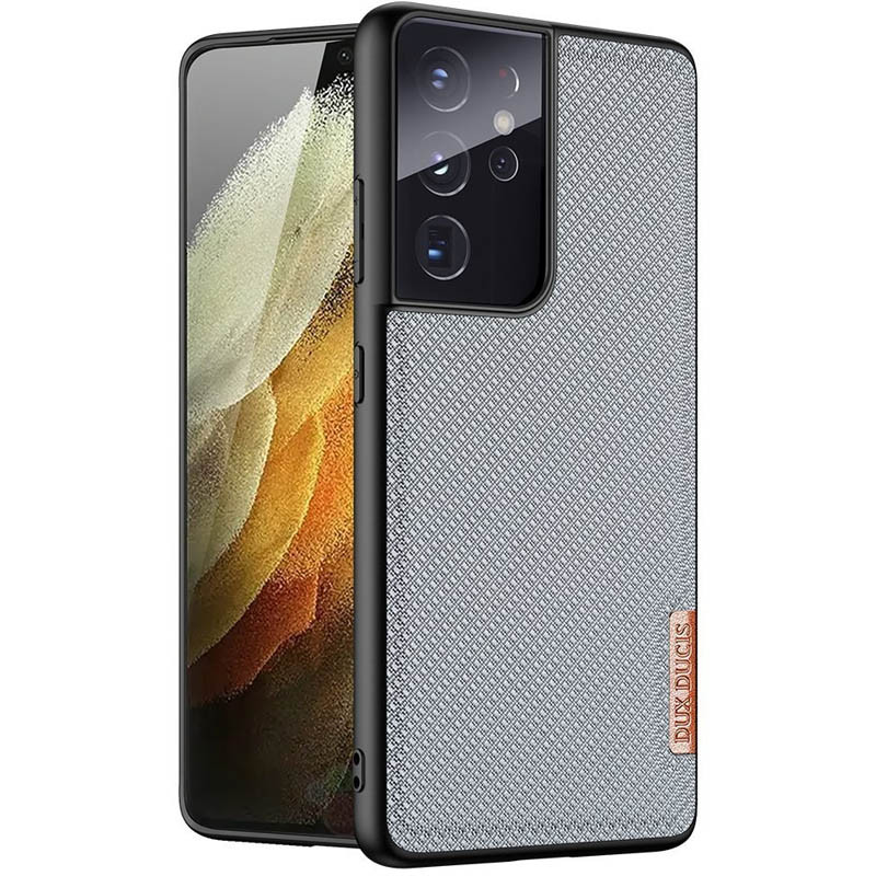 

Чехол TPU+Textile Dux Ducis Fino для Samsung Galaxy S21 Ultra Синий (167165)