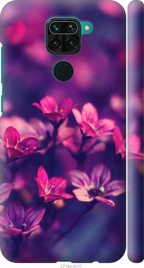 

Чехол на Xiaomi Redmi Note 9 Пурпурные цветы
