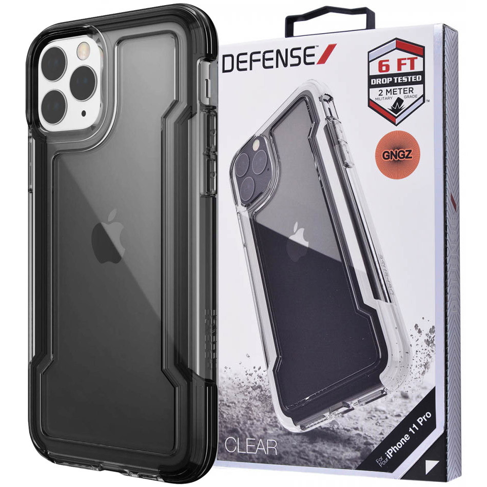 

Чехол Defense Clear Series (TPU+PC) для Apple iPhone 11 Pro Max (6.5") Черный (115597)