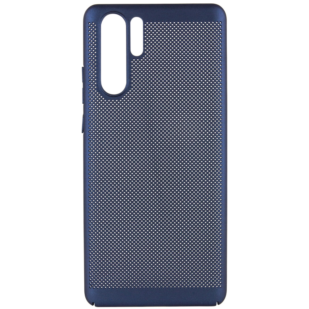 

Ультратонкий дышащий чехол Grid case для Huawei P30 Pro Темно-синий (103114)