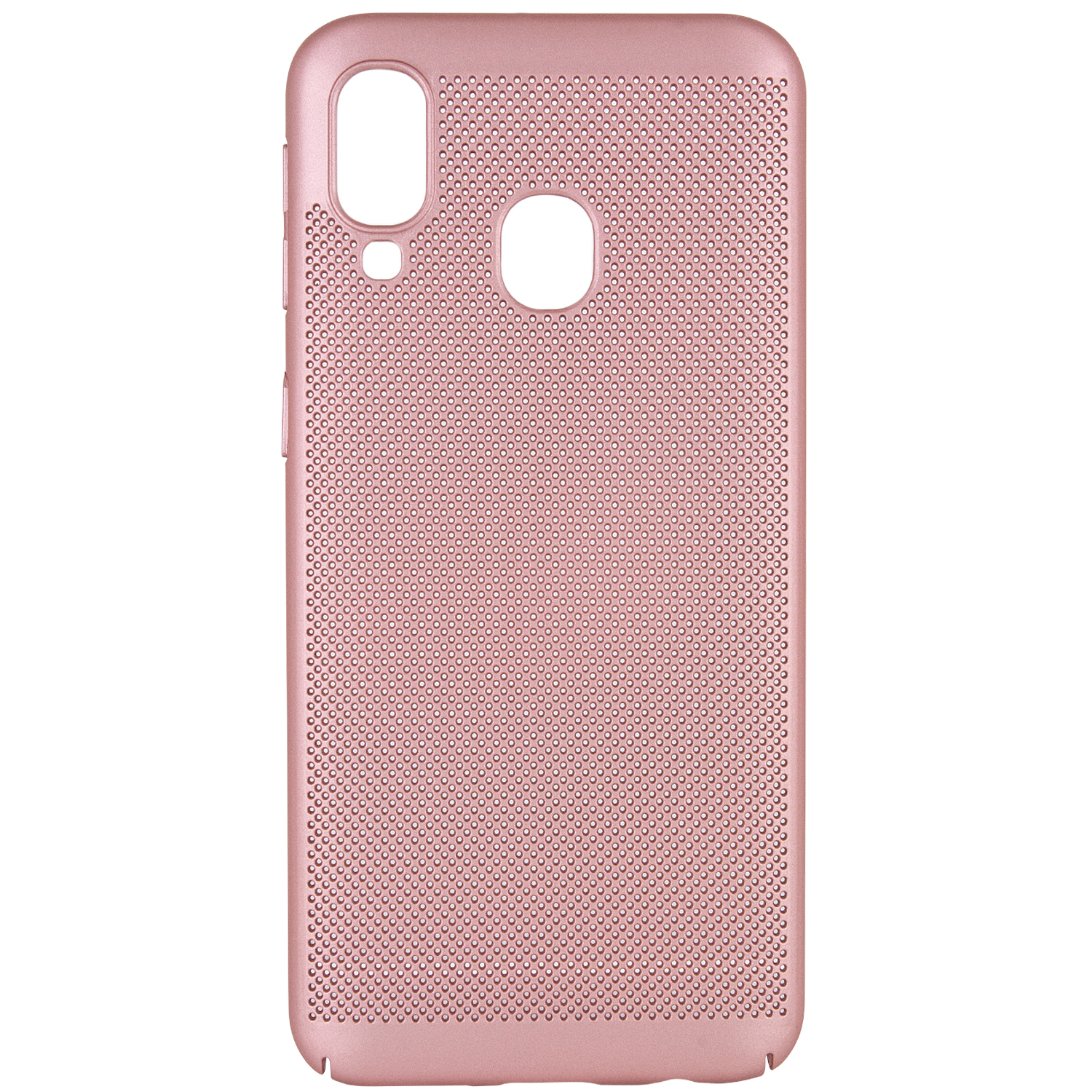 

Ультратонкий дышащий чехол Grid case для Samsung Galaxy A40 (A405F) Розовый (103125)