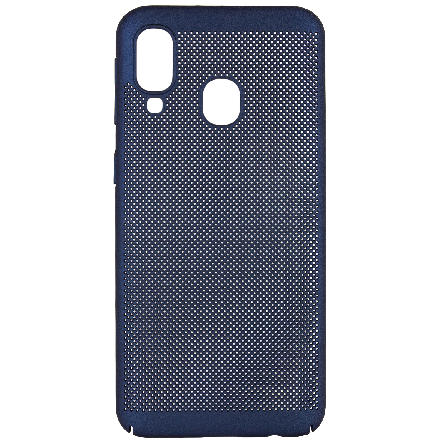 

Ультратонкий дышащий чехол Grid case для Samsung Galaxy A40 (A405F) Темно-синий (103126)