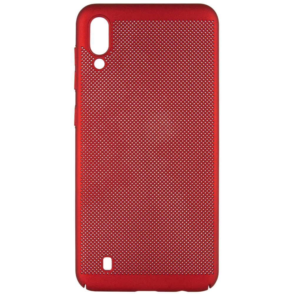 

Ультратонкий дышащий чехол Grid case для Samsung Galaxy M10 Красный (103146)