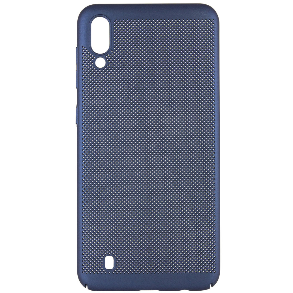 

Ультратонкий дышащий чехол Grid case для Samsung Galaxy M10 Темно-синий (103148)