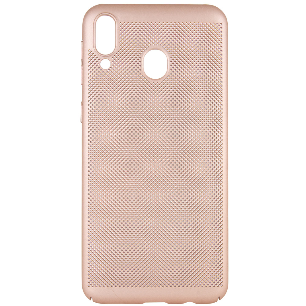 

Ультратонкий дышащий чехол Grid case для Samsung Galaxy M20 Золотой (103151)