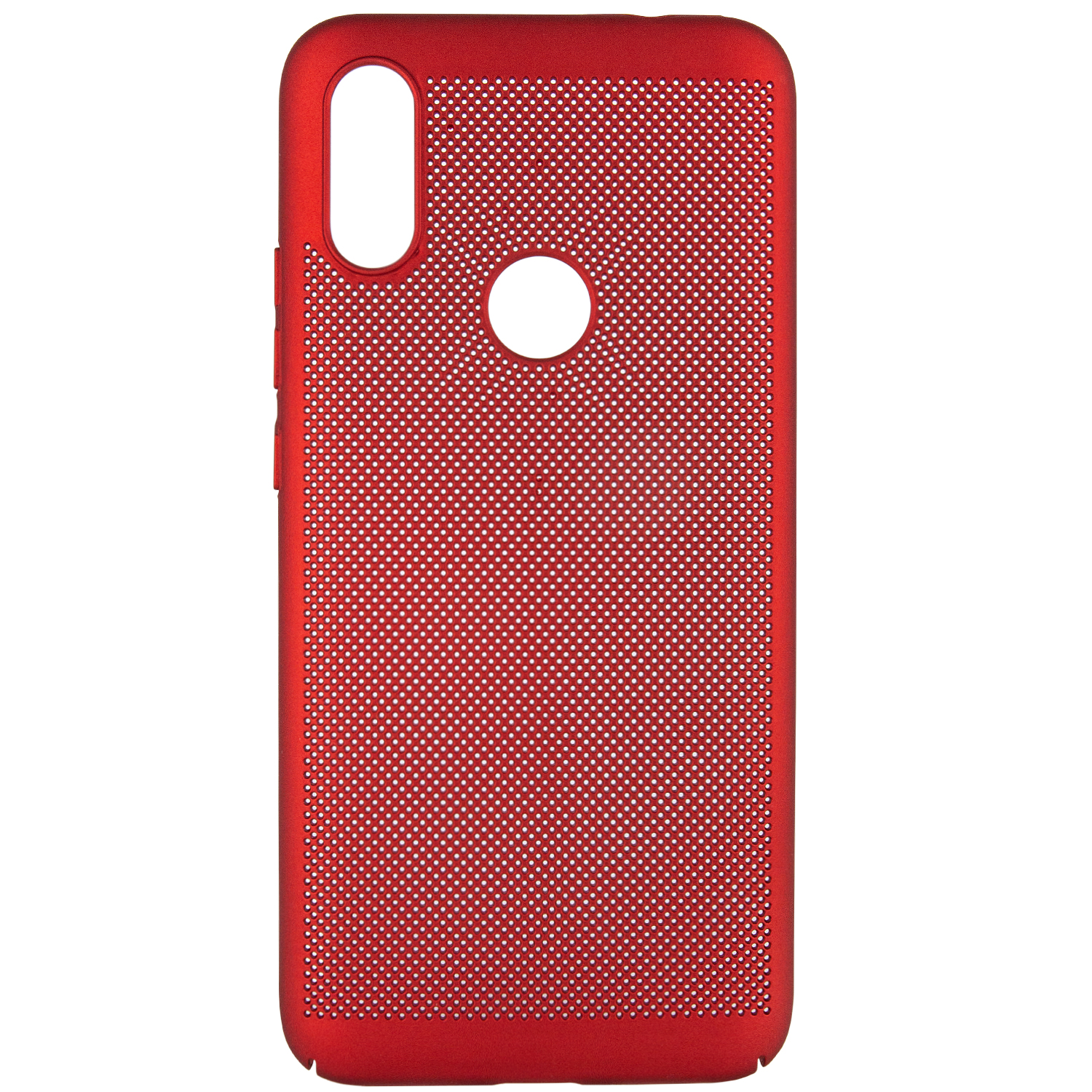 

Ультратонкий дышащий чехол Grid case для Xiaomi Redmi 7 Красный (103185)