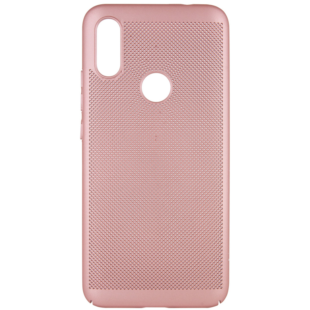 

Ультратонкий дышащий чехол Grid case для Xiaomi Redmi 7 Розовый (103186)