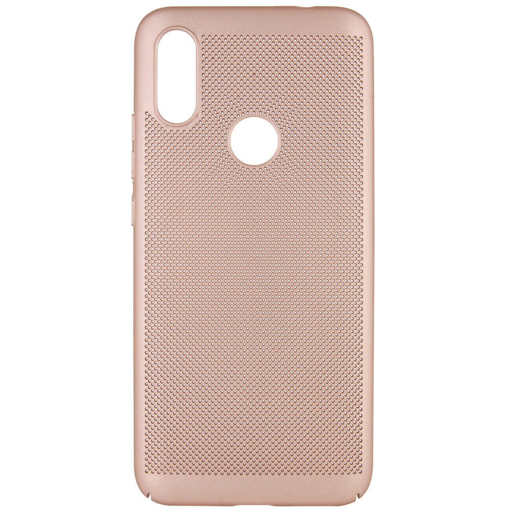 

Ультратонкий дышащий чехол Grid case для Xiaomi Redmi 7 Золотой (103184)