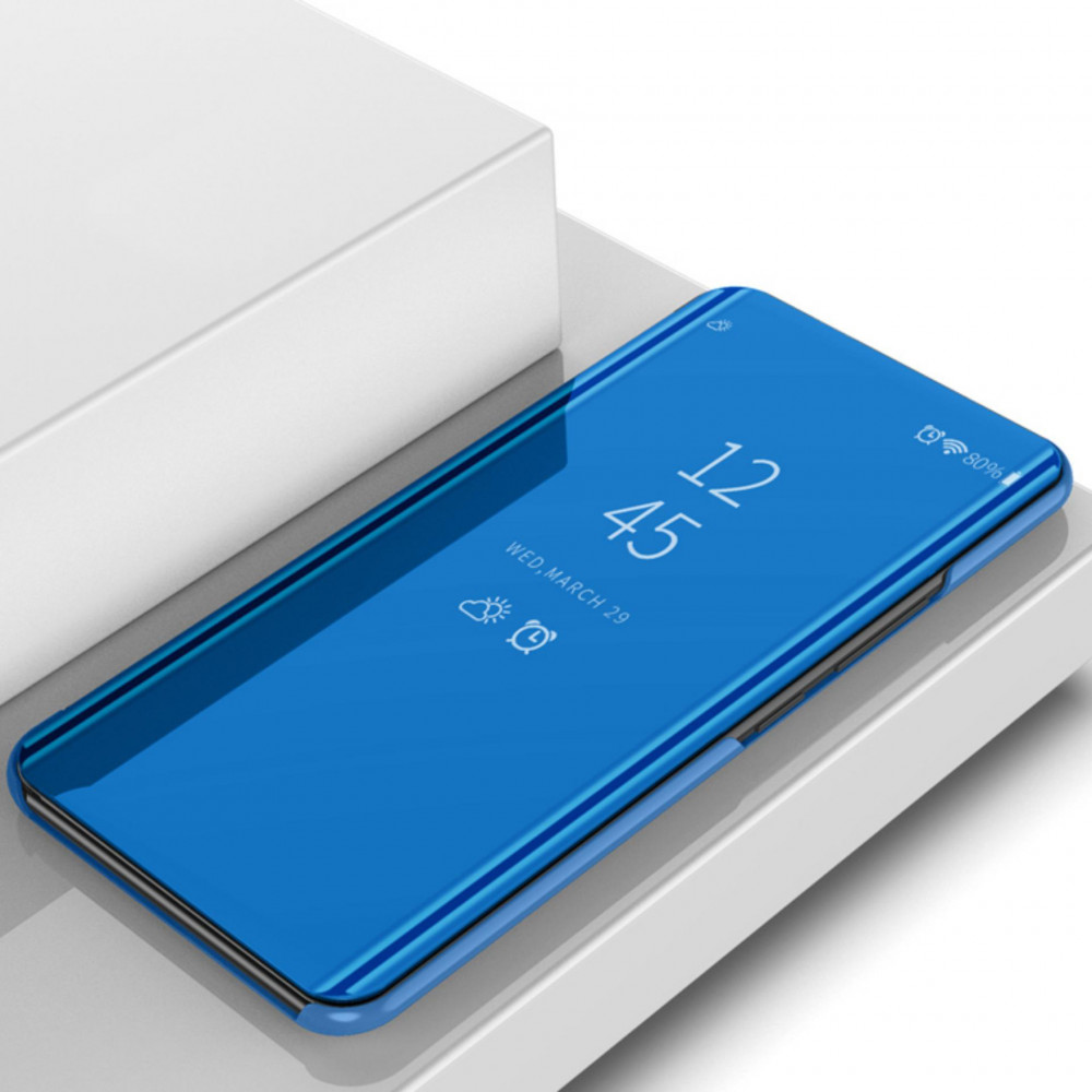 Чехол книжка Clear View Standing Cover для Xiaomi Mi Note 10 (Черный) 2