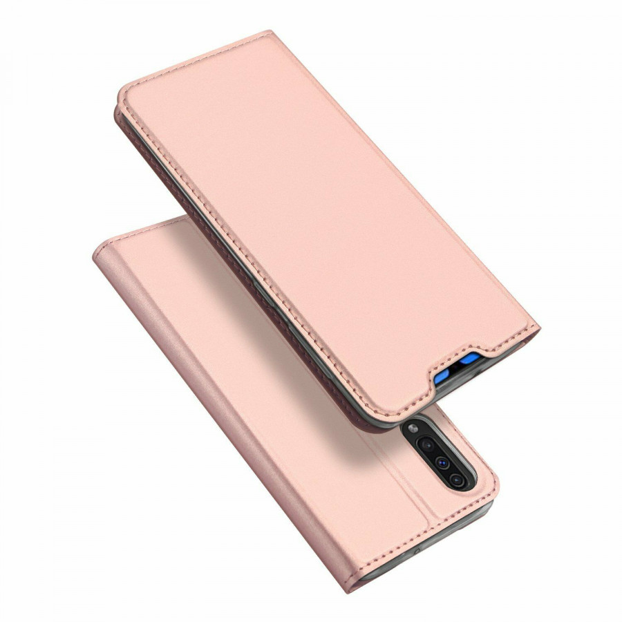 

Чехол-книжка Dux Ducis с карманом для визиток для Samsung Galaxy A70 (A705F) Rose Gold (105531)