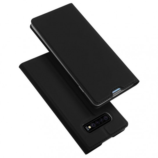 

Чехол-книжка Dux Ducis с карманом для визиток для Samsung Galaxy S10+ Черный (99548)
